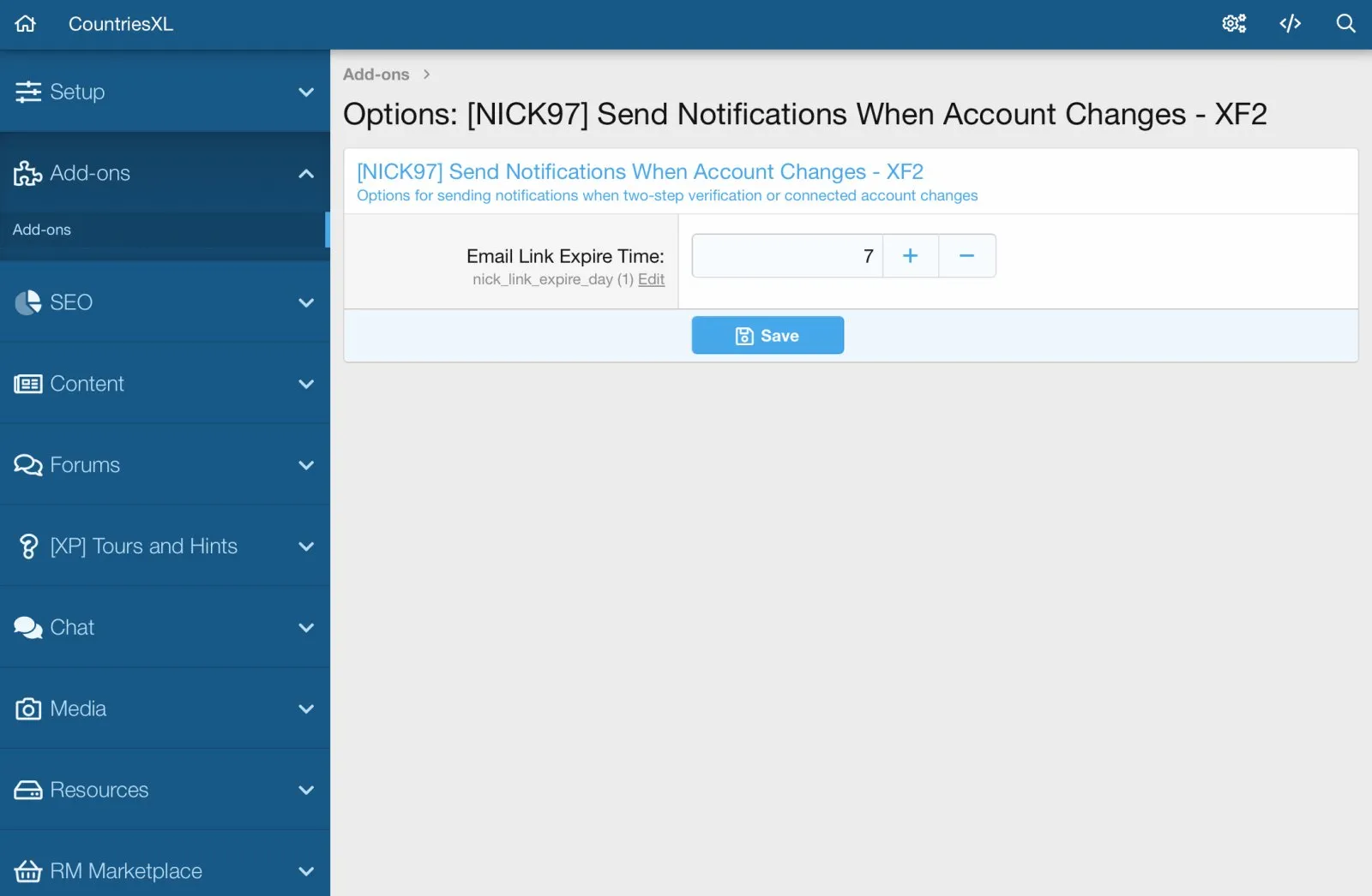 [TylerAustins] [NICK97] Send Notifications when Account Changes - XF2 By 1