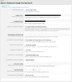 Google One Tap Settings.webp